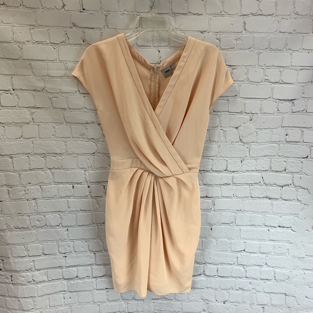 ASOS Wrap Front Mini Dress - Picture 2 of 6